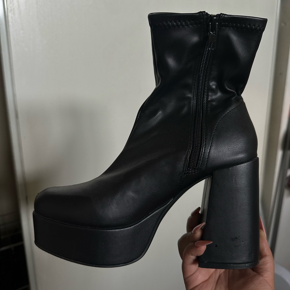 Black Platform Heels